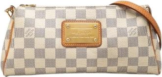Louis Vuitton Pre-owned Eva - Dames - Vintage Clutch - Wit - ONE Size - Leer - Vintage