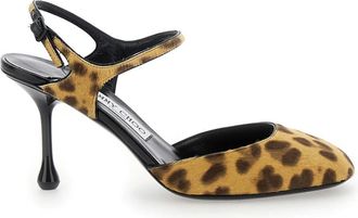 Jimmy Choo London Pixie Brown Pumps - Dames - Pumps - Bruin - 38 EU - Leer - Schoenen