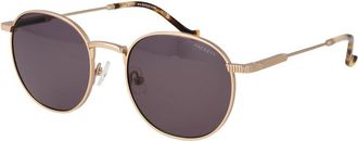 Hackett Gold Metal Mens Sunglasses