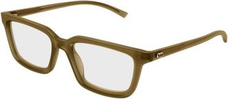 Gucci Rechthoekig Optisch Montuur - Heren - Brillen - Bruin - 53 MM - Accessoires