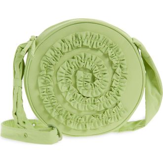 Damson Madder Rae Recycled Polyester Circle Crossbody Bag in Green at Nordstrom