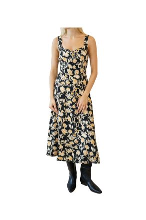 Ulla Johnson Vivi Midi Dress In Tourmaline