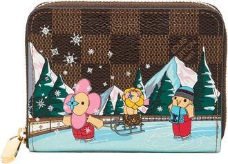 Louis Vuitton Pre-owned Wallets, female, Brown, Size: ONE SIZE Pre-owned Printed Zip Coin Purse