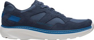 Clarks Mens Chartlite Goal Sneaker, Navy Combi, 7.5 UK