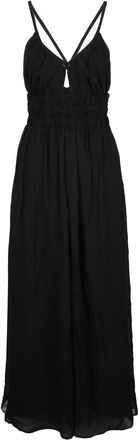 Dondup Long Chiffon Dress - Black