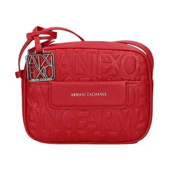 A|X Armani Exchange Messenger tas - Dames - Tassen - Rood - Maat: ONE Size Poliester
