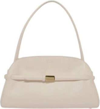 Orciani Aura Schoudertas - Dames - Schoudertassen - Beige - ONE Size - Leer - Tassen