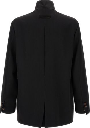 Ermenegildo Zegna Wool Blazer - Black
