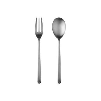 Mepra Linea Serving Set - 2 Pieces in Ice Silver at Nordstrom