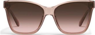 Quay After Party 51mm Square Sunglasses in Doe/Brown Rose at Nordstrom