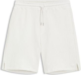 HUGO BOSS Stretch-cotton shorts with creased effect