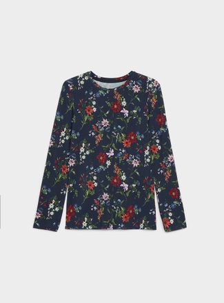 Contemporaine Womens Flowy patterned T-shirt