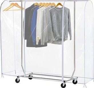 OEM Funda Para Perchero, Transparente, A Prueba De Polvo, Con Cremalleras Resistentes Y Protecci&oacute;n Impermeable (s: 120x50x150cm)