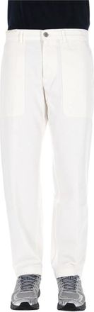 Pantaloni Torino Pantalone Bull - Heren - Regular Fit Jeans - Wit - W32 - Katoen - Jeans