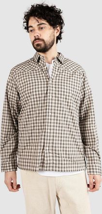 Redefined Rebel RRDavis Boxy Fit Hemd braun