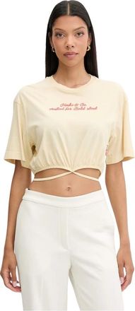 Pinko Mujer, Camisetas, Amarillo, Talla: L