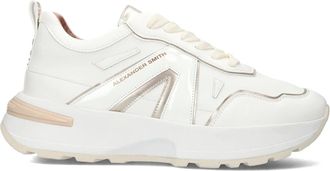 Alexander Smith Witte Sneakers voor Stijlvolle Zomerdagen - Dames - Sneakers - Wit - 39 EU - Leer - Schoenen