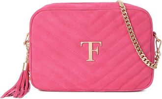 Tiffany & Fred Quilted Suede Camera Bag
