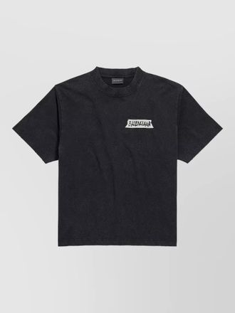 Balenciaga regular fit t shirt crew neck
