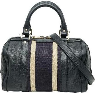 Gucci Pre-owned Handbags, female, Black, Size: ONE SIZE Pre-owned Vintage Canvas Handbag