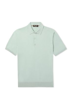 Loro Piana Ice Wish Wool Polo Shirt