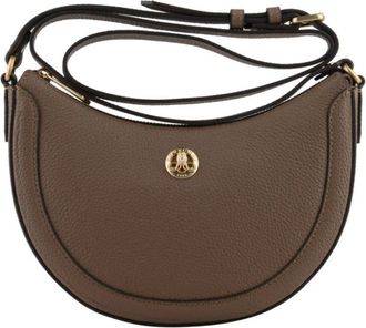Pourchet Half-moon Schoudertas - Dames - Schoudertassen - Bruin - ONE Size - Leer - Tassen