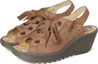 FLY London Yuta617Fly Womens Shoes Taupe/Khaki : EU 40 (US Womens 9-9.5) M, Leather