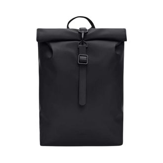 Rains Rolltop Rucksack Mini - male - Rains - Backpacks - Black - ONE SIZE - Bags