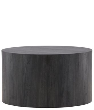 VE DESIGN Runder Design Couchtisch York &oslash; 80 cm - Schwarz