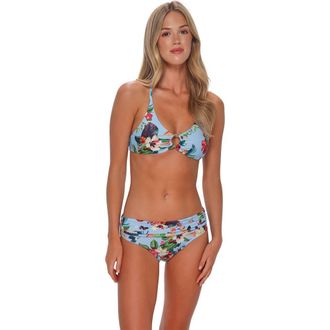 Sunsets Carrie Crossback Bikini Swimsuit Top in Budding Romance at Nordstrom, Size Xx-Large