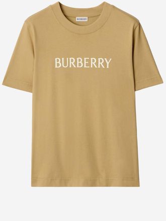 Burberry Beige Logo T-Shirt