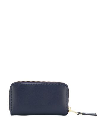 Comme Des Garçons zipped wallet - unisex - Calf Leather - One Size - Blue