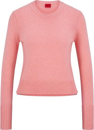 HUGO BOSS Womens Hugo Sbasa Sweater in Pink