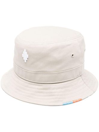 Marcelo Burlon Cappello bucket con applicazione - Toni neutri