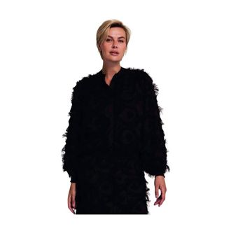 Zhrill Dames, Blouses & Shirts, Zwart, Maat: M