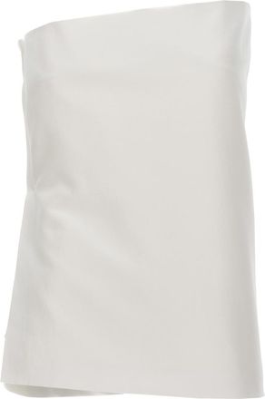 Sportmax White Adda Bustier Top