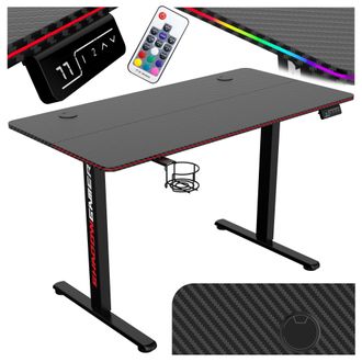 OEM Escritorio El&eacute;ctrico Para Juegos Shadow Gamer 2.0 Led Rgb De 120 Cm