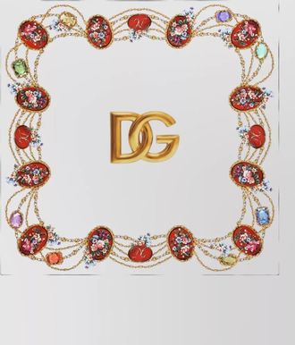 Dolce & Gabbana silk twill scarf