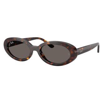 Ray-Ban Ovalen Zonnebril - Dames - Zonnebrillen - Bruin - 54 MM - Accessoires