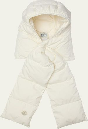 Moncler Hooded Down Scarf