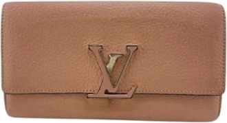 Louis Vuitton Pre-owned Wallets, female, Pink, Size: ONE SIZE Pre-owned Leather Wallet