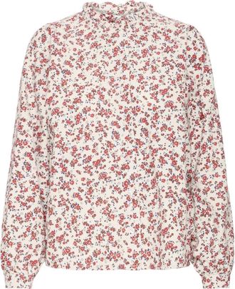 Ichi Teaberry Small Flower 900004 - Dames - Overhemden - Veelkleurig - XS - Overhemden