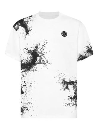 Plein Sport splash T-Shirt - White
