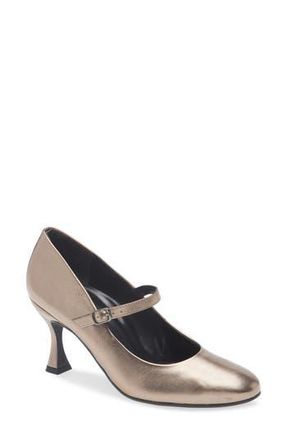 Paul Green Cassie Mary Jane Pump in Earth Metallic Nappa at Nordstrom Rack, Size 8Us/ 5.5Uk