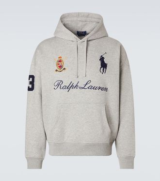 Polo Ralph Lauren Logo cotton-blend jersey hoodie