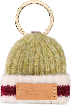 Longchamp Portachiavi con logo - Verde