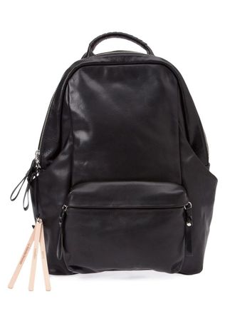 Cornelian Taurus By Daisuke Iwanaga structured leather backpack - Zwart
