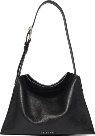 Orciani Trinity Lagoon Small - Dames - Schoudertassen - Zwart - ONE Size - Leer - Tassen