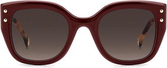 Carolina Herrera HER 0312/S LHF/HA Womens Sunglasses Burgundy Size 51