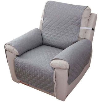 OEM Funda Para Sill&oacute;n Reclinable De 1 Plaza, Funda Protectora Impermeable Para Sof&aacute; Reclinable De Dormitorio (gris 55&times;200) - Crezuo